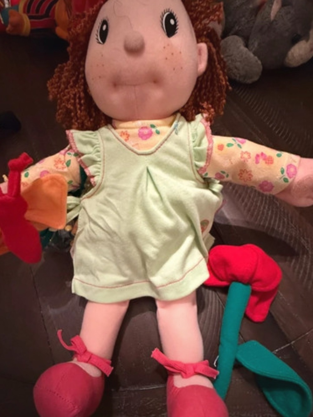 Zapf Creations vintage "Maggie Raggies" cloth doll Melinda butterfly collector